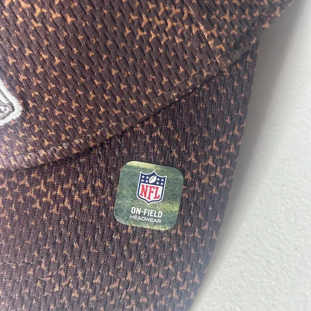New Era Cleveland Browns‎ NFL 39THIRTY On-Field Hat Brown Small-Medium NEW